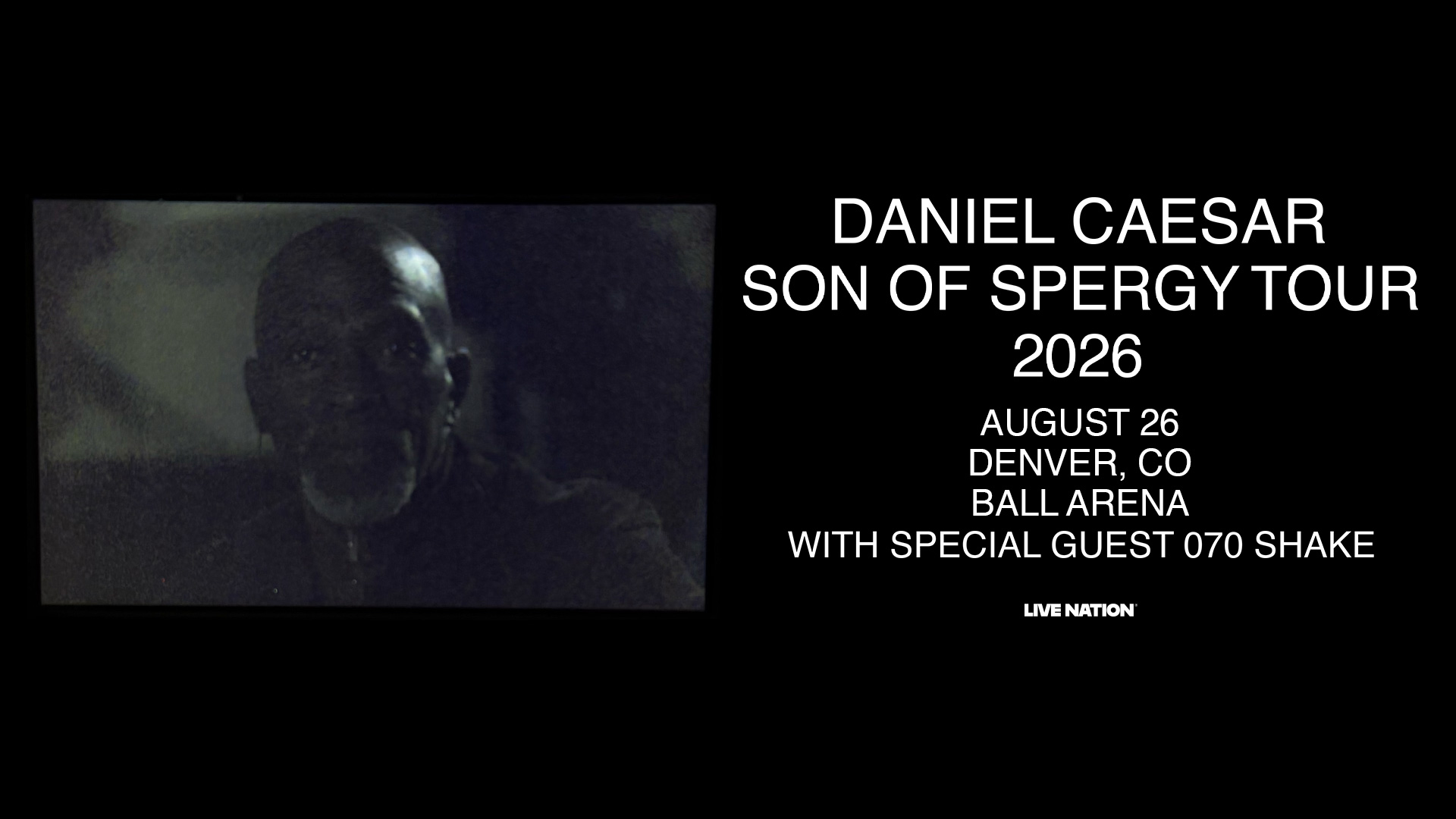 Daniel Caesar - Son Of Spergy Tour