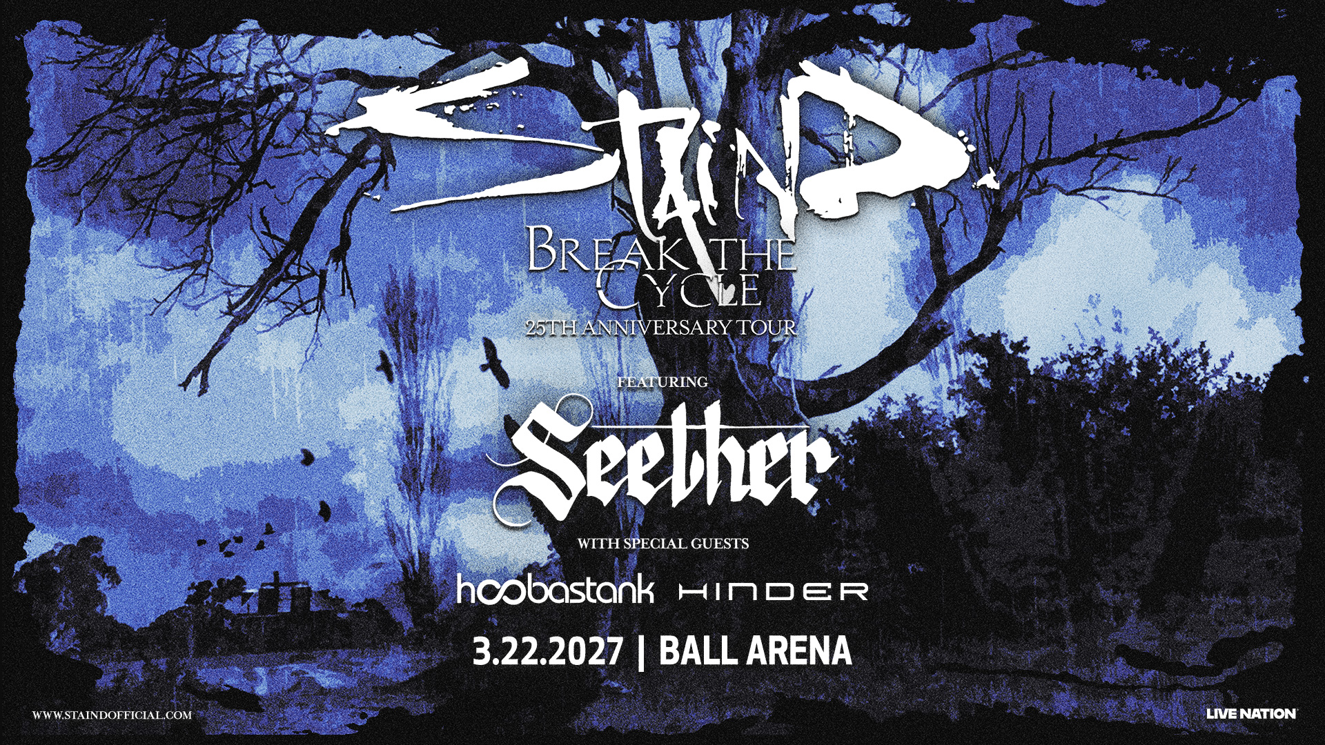 Staind: Break the Cycle 25th Anniversary Tour
