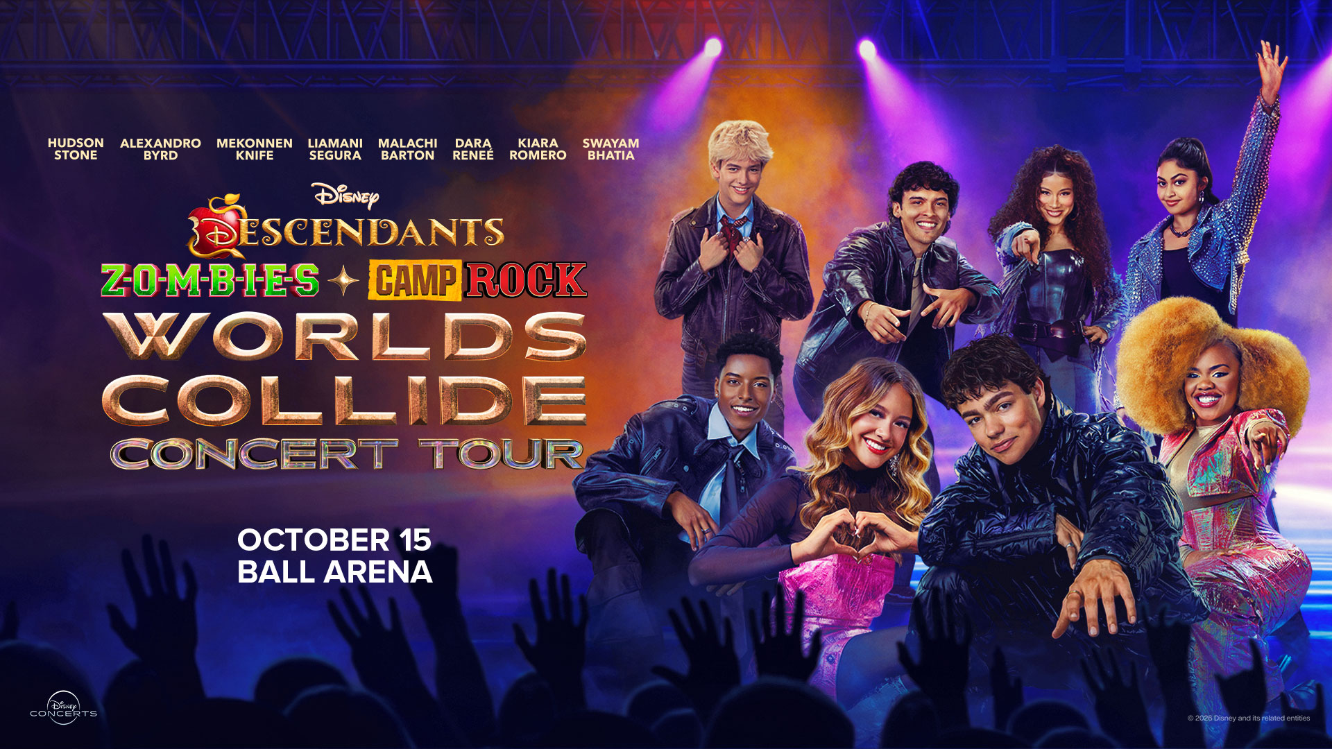 Disney Descendants Zombies & Camp Rock: Worlds Collide Concert Tour