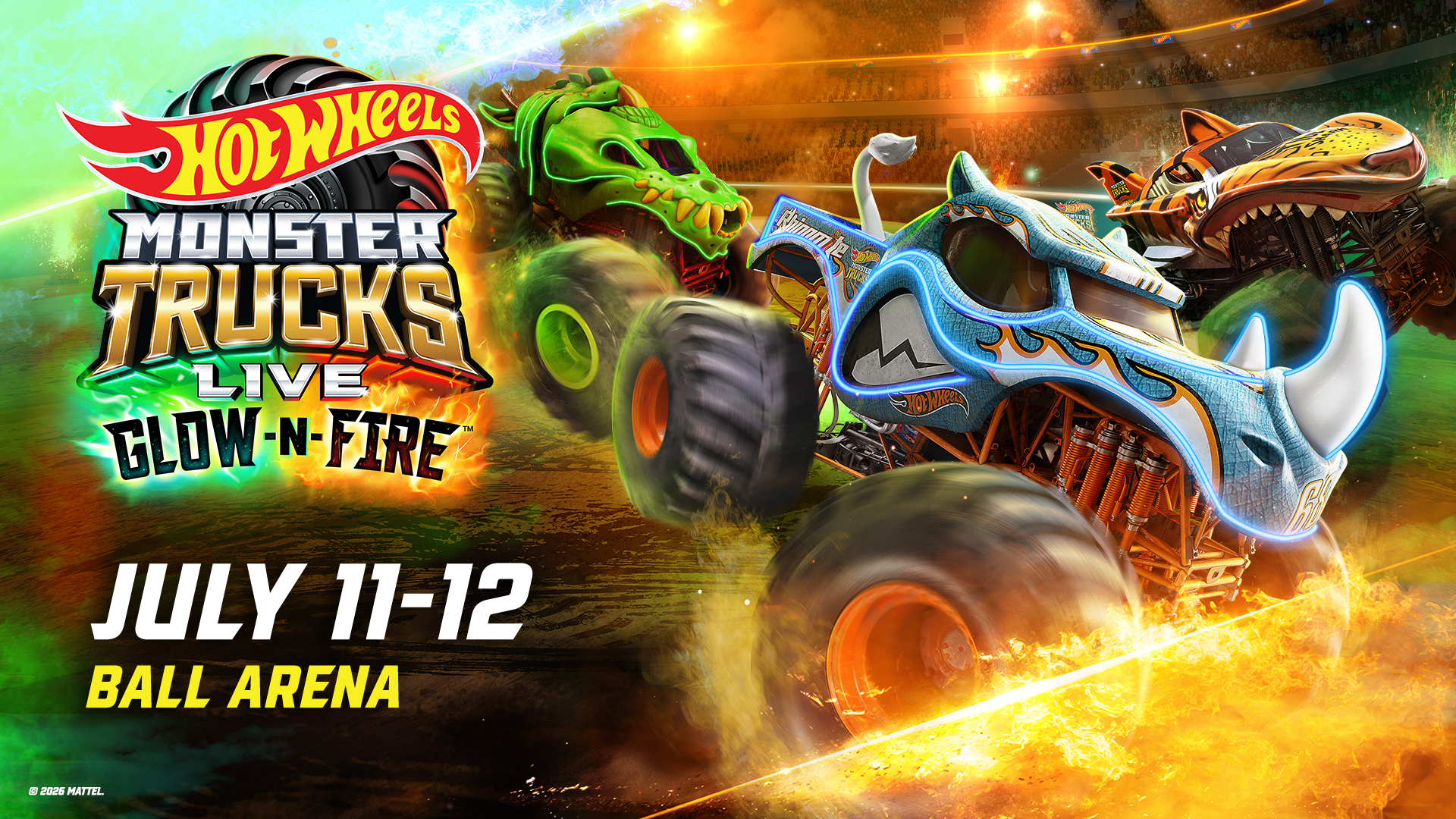 Hot Wheels Monster Trucks™ Live Glow-N-Fire